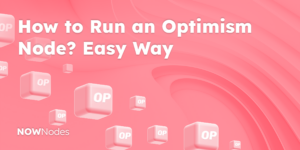 How to Run an Optimism Node? Easy Way Blockchain Optimism logo