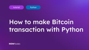 How to make a Bitcoin transaction with Python