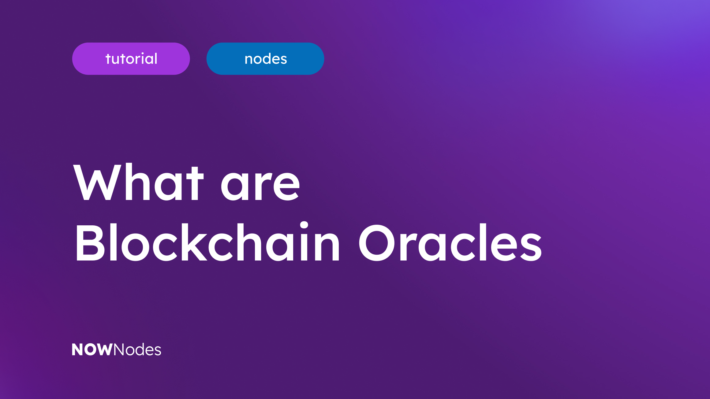 What are Blockchain oracles?