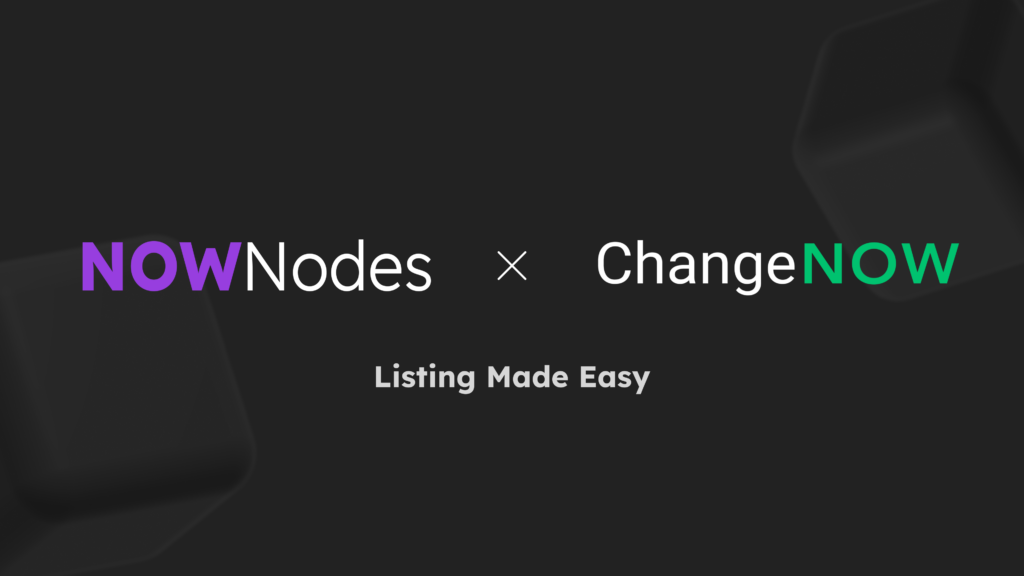 ChangeNOW x NOWNodes