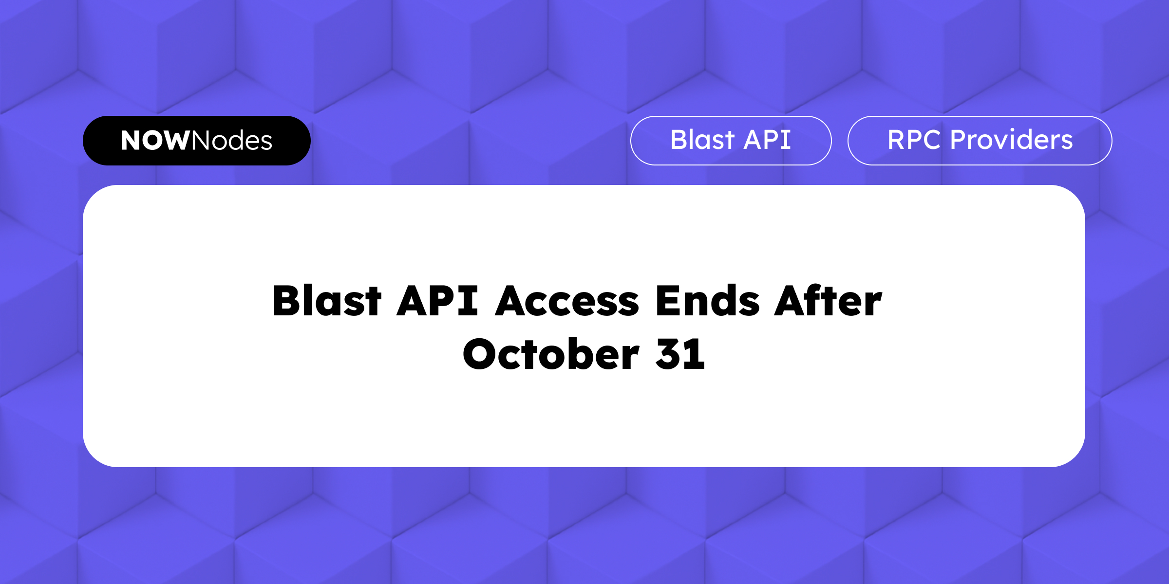 Blast API