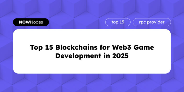 Blockchains for web3 gaming