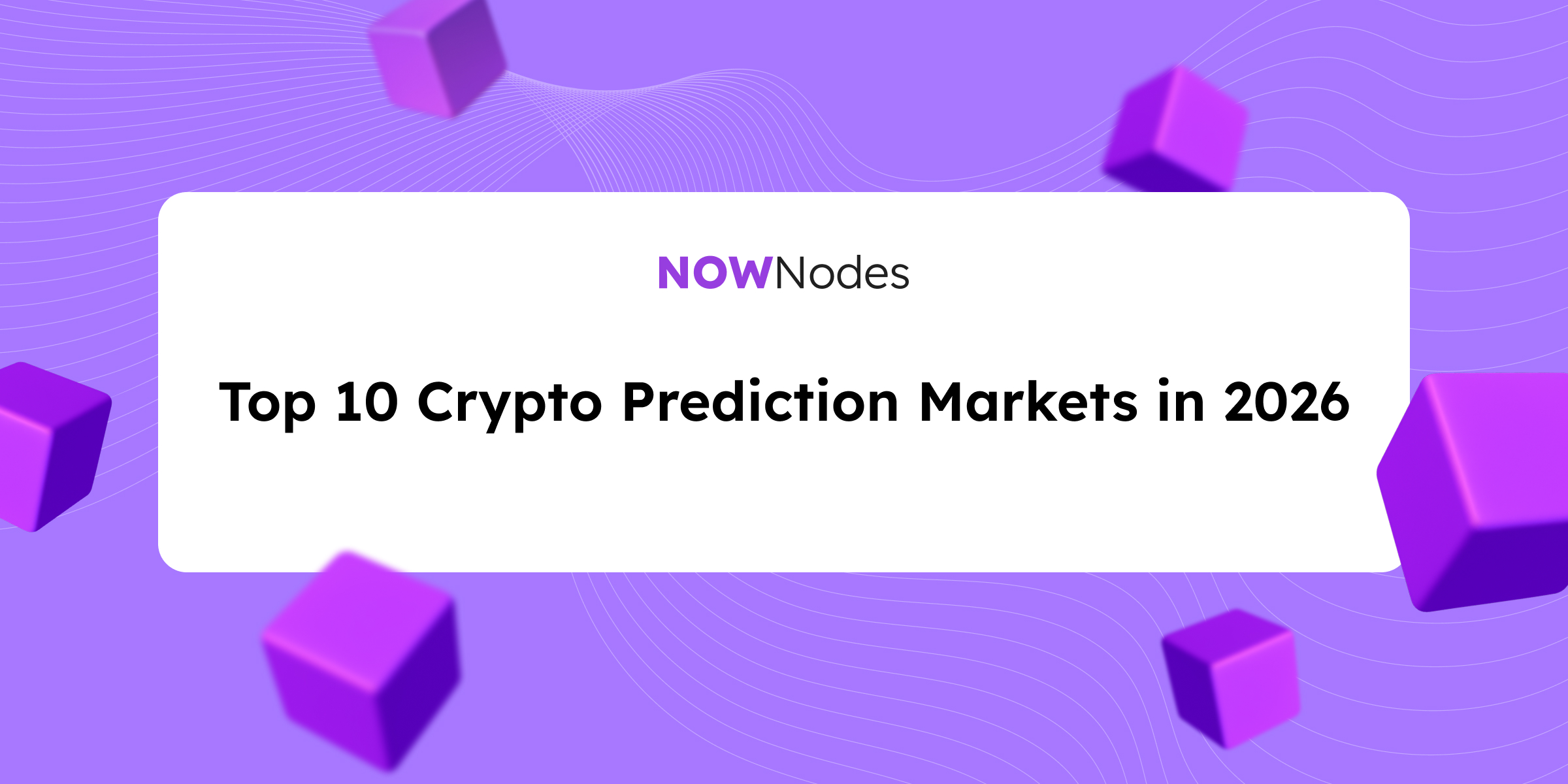 Prediction markets